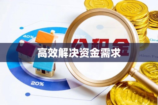 镇远高效解决资金需求