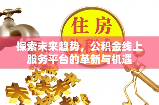 镇远探索未来趋势，公积金线上服务平台的革新与机遇