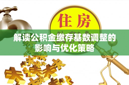 镇远解读公积金缴存基数调整的影响与优化策略